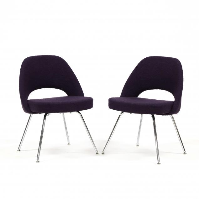 eero-saarinen-finnish-1910-1961-pair-of-executive-armless-chairs-in-purple