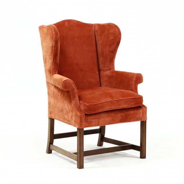 chippendale-style-mahogany-easy-chair