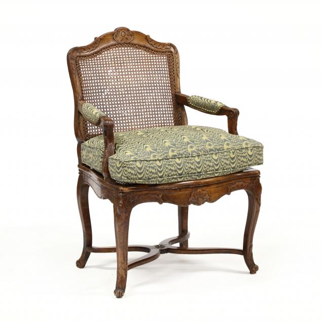 antique-louis-xv-style-carved-walnut-fauteuil
