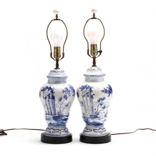 chapman-pair-of-delft-porcelain-table-lamps