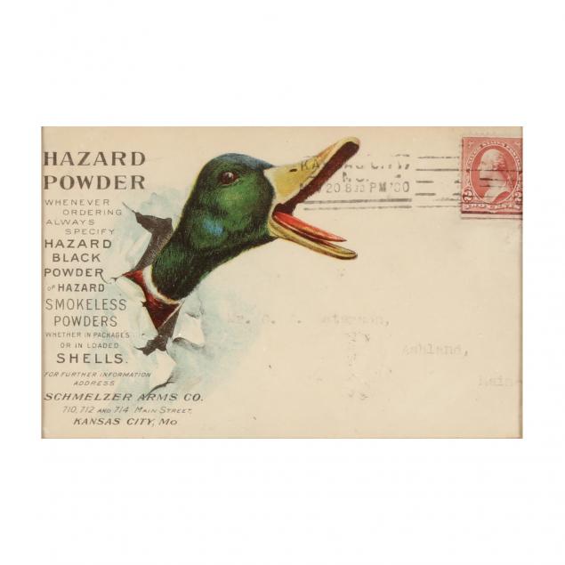 a-framed-antique-hazard-powder-advertising-envelope