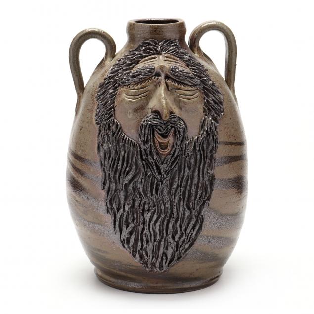 nc-folk-pottery-billy-ray-hussey-swirl-face-jug