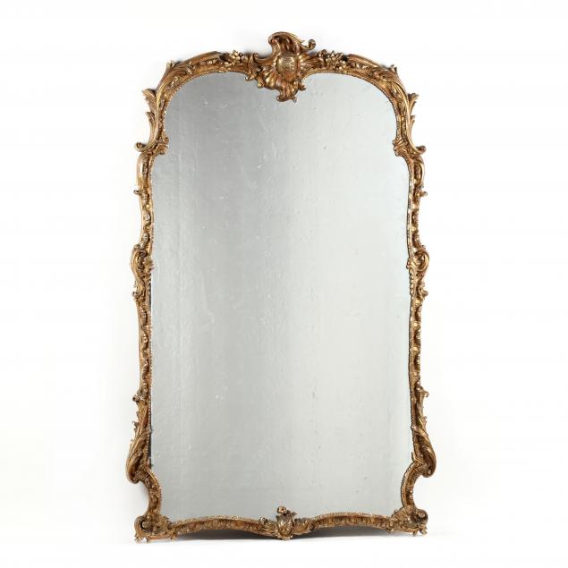 large-antique-rococo-style-carved-and-gilt-mirror