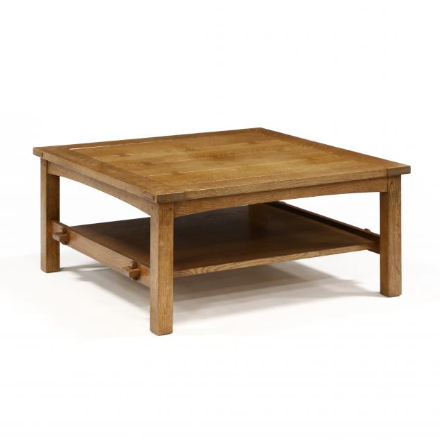 stickley-mission-oak-coffee-table