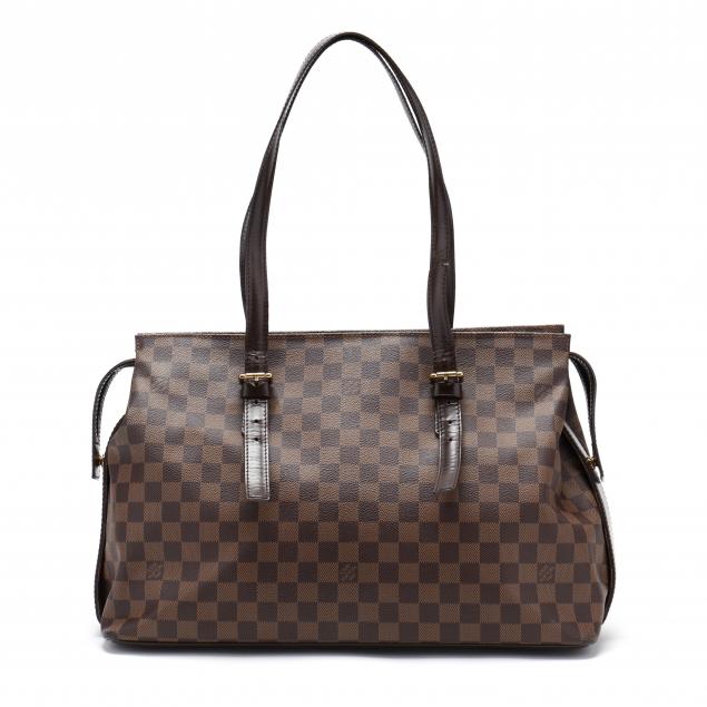 Louis Vuitton Damier Ebene Customized Hand Painted Butterfly Chelsea Bag  Tote at 1stDibs