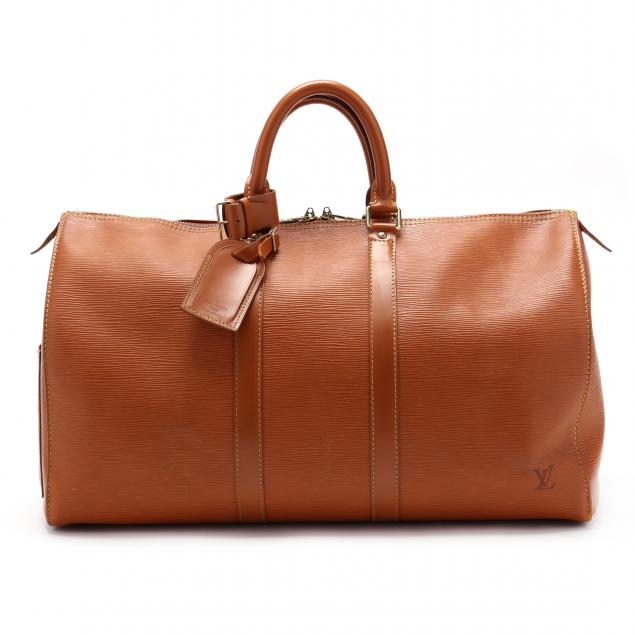 Louis Vuitton - Epi Keepall Travel Bag. Auction
