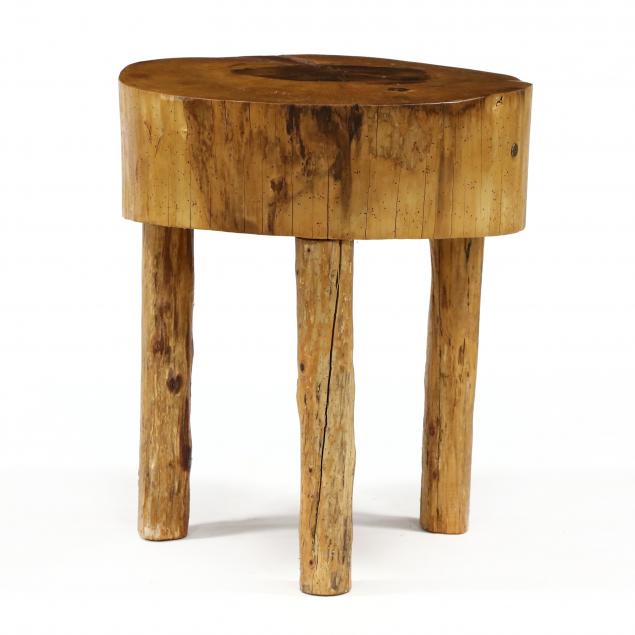 large-round-butcher-block-table