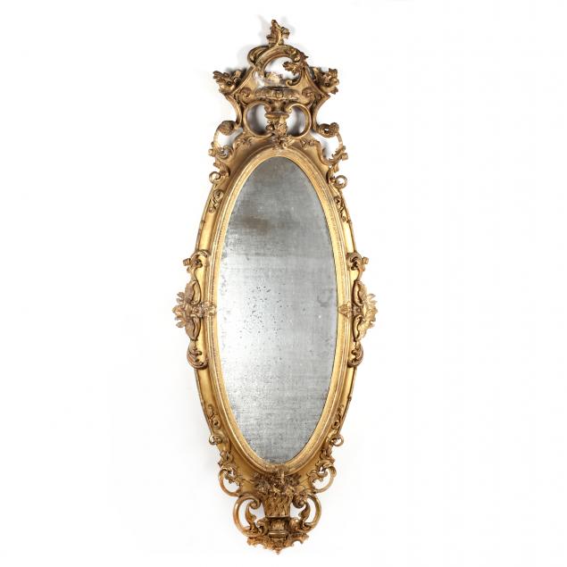 large-antique-rococo-revival-carved-and-gilt-mirror