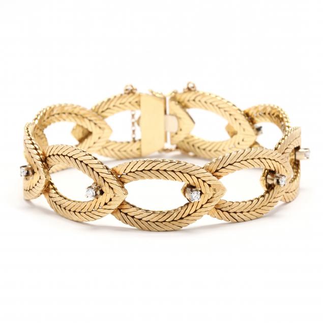 18kt-gold-and-diamond-bracelet