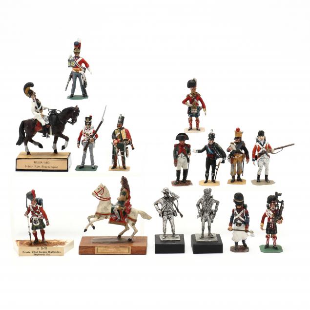 fifteen-toy-soldier-models-including-stadden-and-hinton-hunt