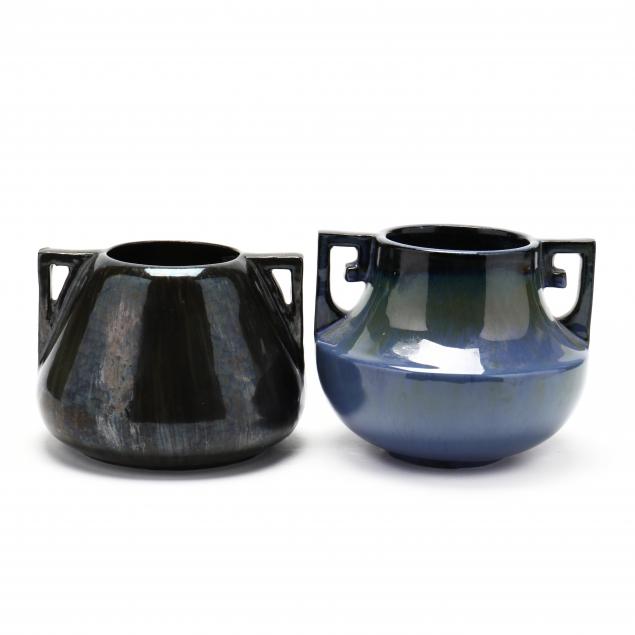 two-art-deco-fulper-pottery-vases