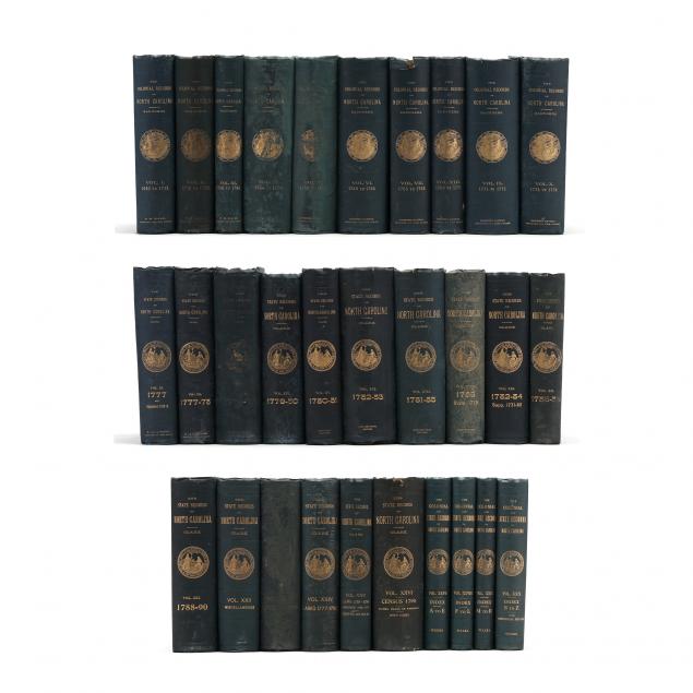 i-the-colonial-and-state-records-of-north-carolina-i-thirty-30-volumes