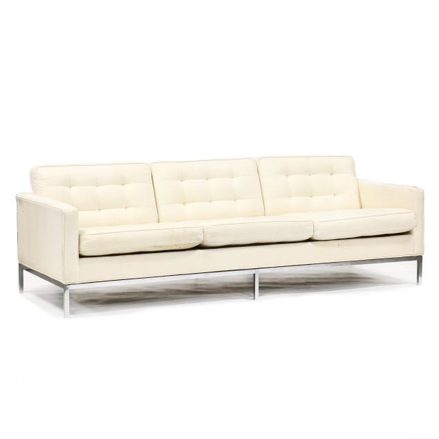 att-florence-knoll-american-1917-2019-upholstered-chrome-sofa