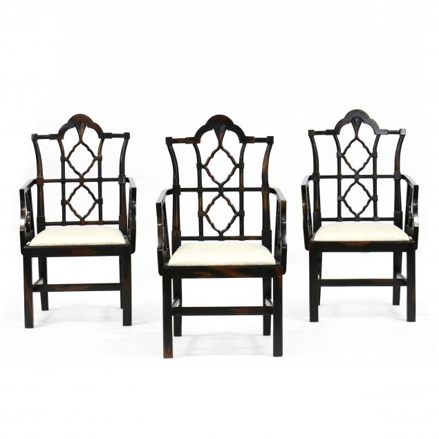 three-chinese-chippendale-style-armchairs