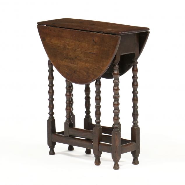 antique-english-oak-drop-leaf-side-table
