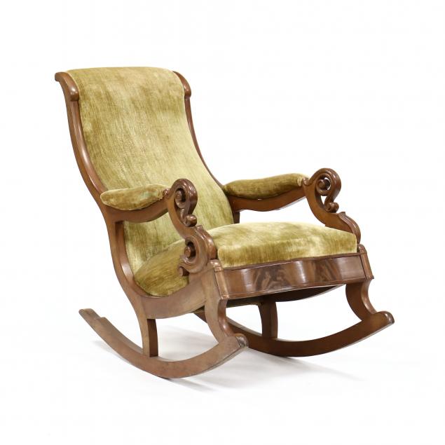 att-thomas-day-carved-mahogany-rocking-chair