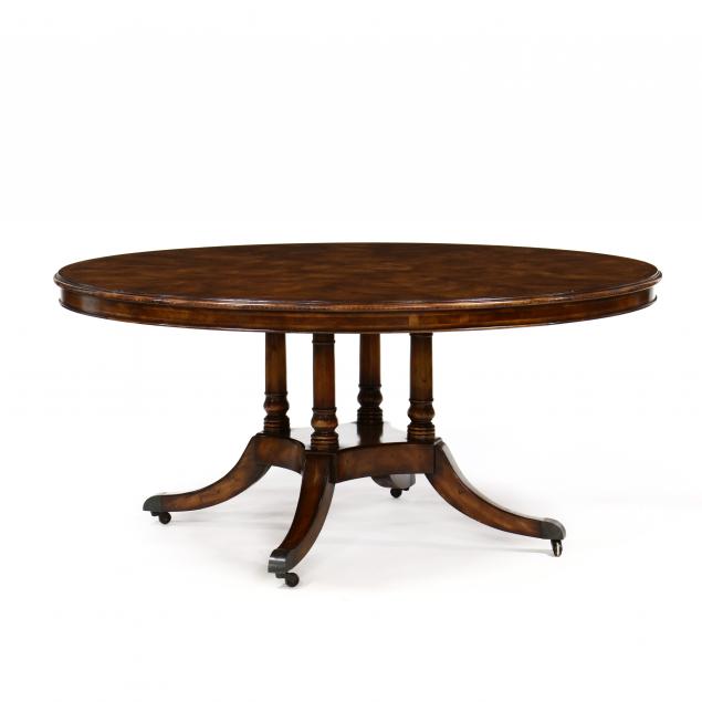 georgian-style-mahogany-circular-pedestal-dining-table