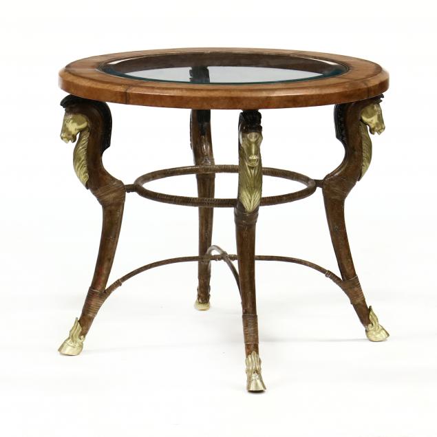 leather-wrapped-metal-and-glass-occasional-table