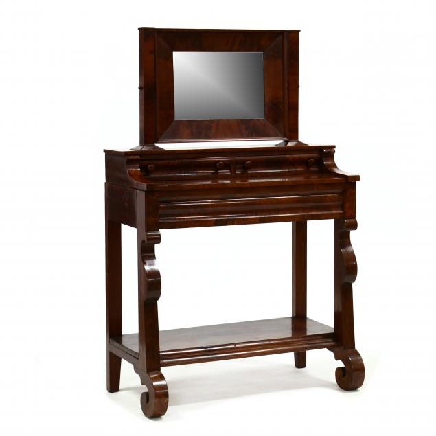 american-classical-mahogany-dressing-table-with-mirror