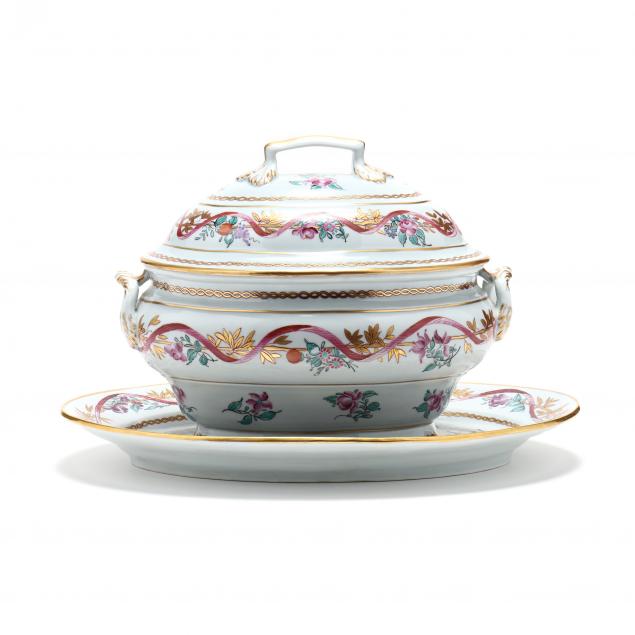 hand-painted-limoges-lidded-tureen-and-platter-made-for-tiffany