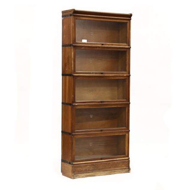 macey-tall-oak-stacking-barrister-bookcase