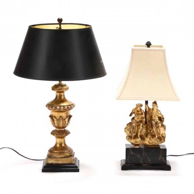 two-carved-antique-giltwood-table-lamps