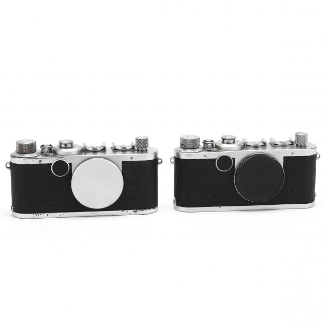 pair-of-vintage-leica-d-r-p-leitz-wetzlar-rangefinder-cameras-each-without-lens