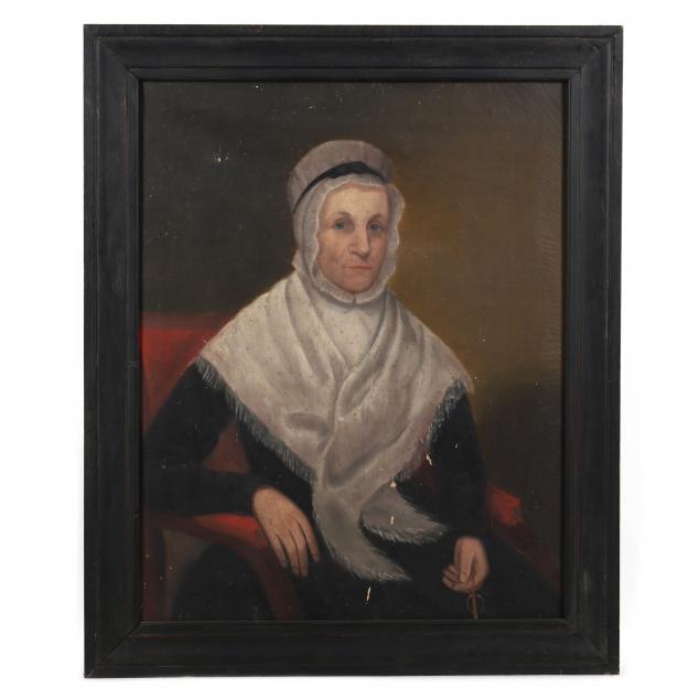 american-folk-art-portrait-of-a-seated-woman-with-spectacles