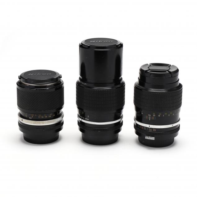 three-nikon-nikkor-manual-and-zoom-focus-lenses