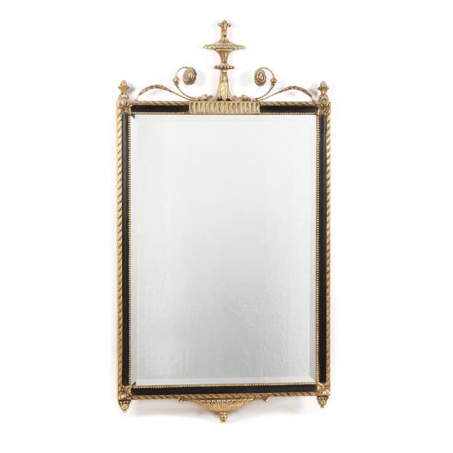 emerson-et-cie-neoclassical-style-gilt-and-ebonized-mirror