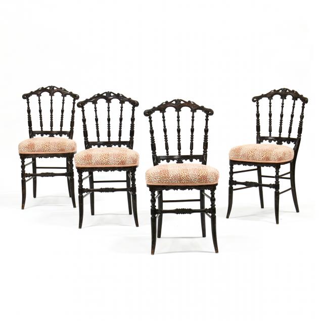set-of-four-regency-faux-grain-painted-ballroom-chairs