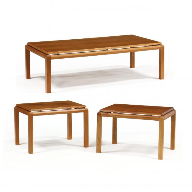 uldum-mobelfabrik-danish-coffee-table-and-pair-of-teak-side-tables