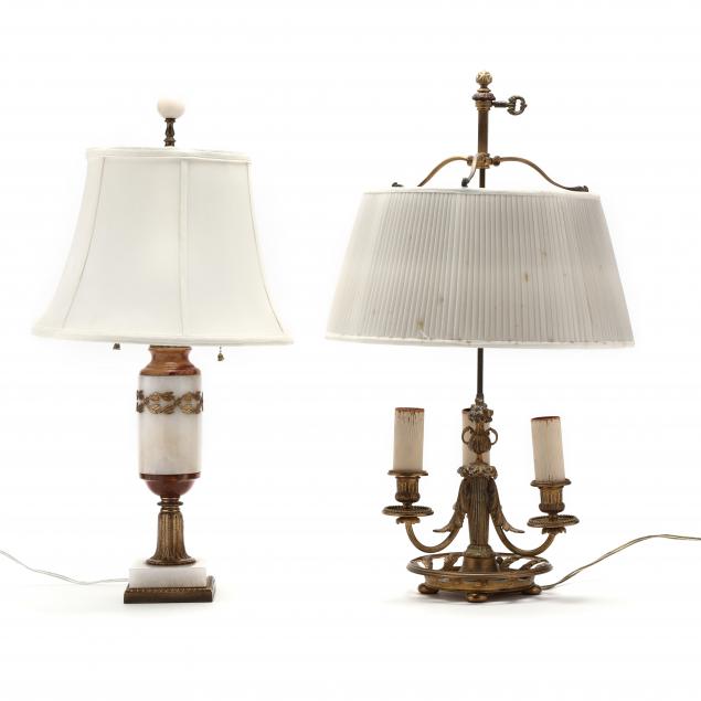 pictures of antique table lamps