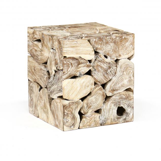 root-wood-cube-form-side-table