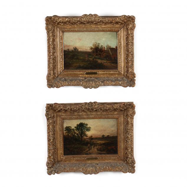 j-harris-english-19th-century-a-pair-of-rural-scenes-at-the-gloaming