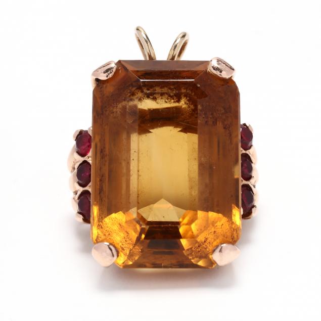 rose-gold-citrine-and-synthetic-ruby-pendant
