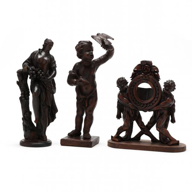 three-italian-neoclassical-carved-wooden-sculptures