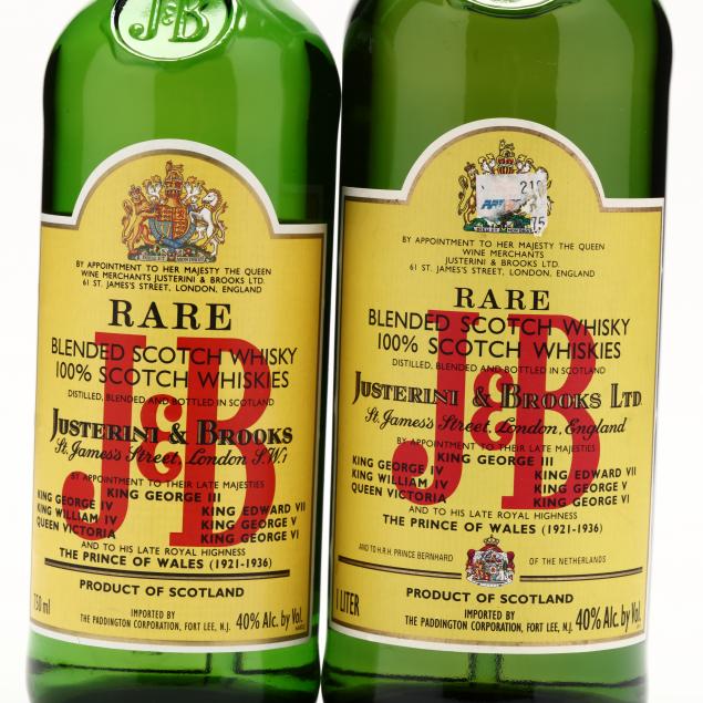 J&B Justerini & Brooks Rare Blended Scotch Whisky (Lot 3087 - Rare ...