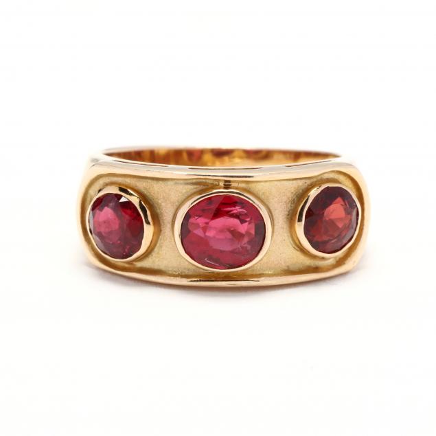 14kt-gold-and-red-spinel-ring