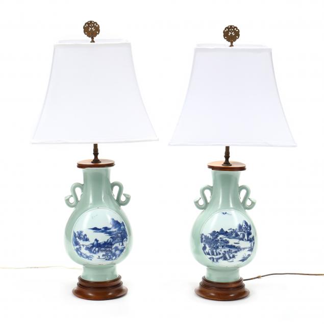pair-of-chinese-celadon-porcelain-vase-table-lamps