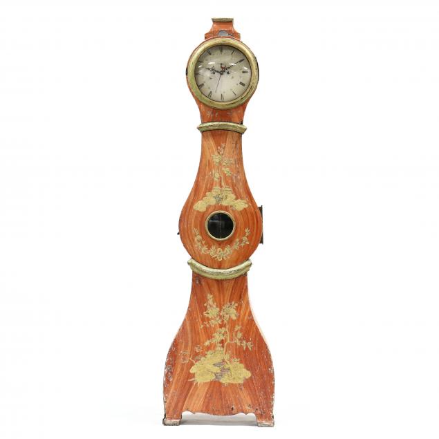 antique-continental-chinoiserie-tall-case-clock