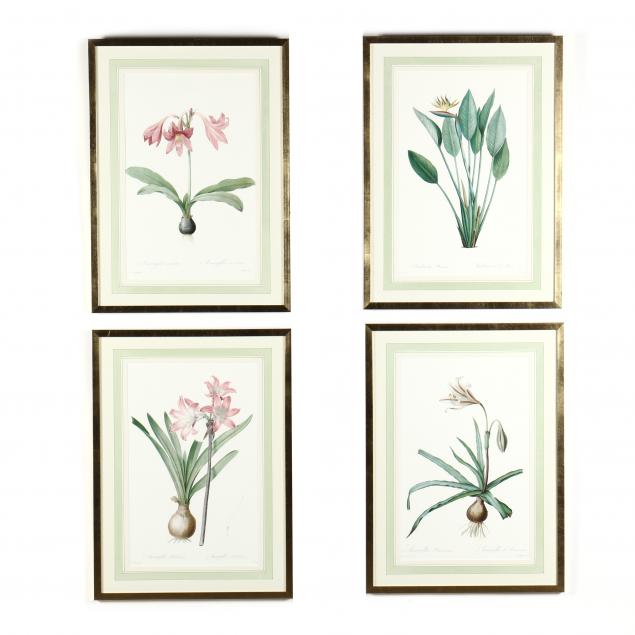 group-of-four-framed-botanical-prints-after-redoute