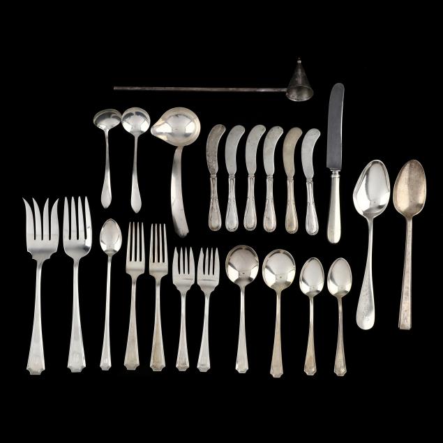 a-group-of-sterling-silver-flatware