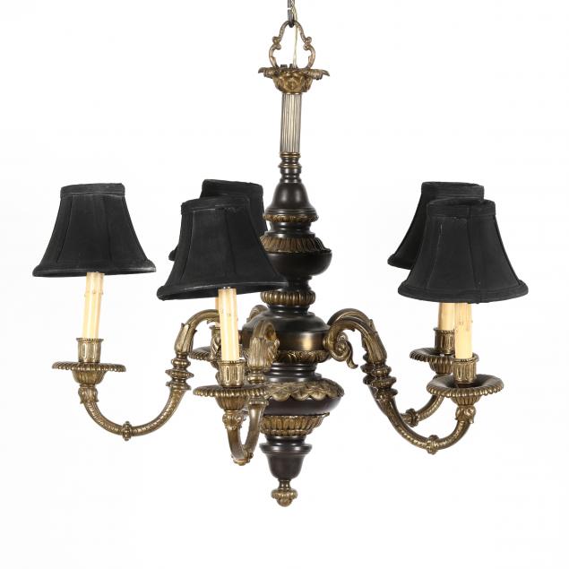 neoclassical-style-brass-chandelier