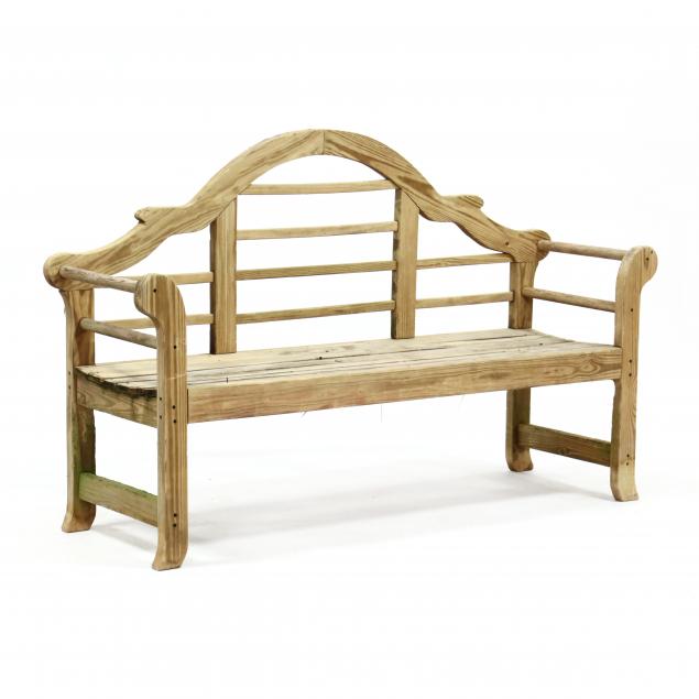 chinese-chippendale-style-garden-bench