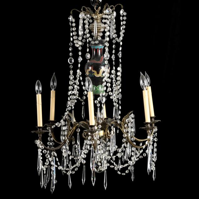 french-classical-style-drop-prism-and-cloisonne-chandelier