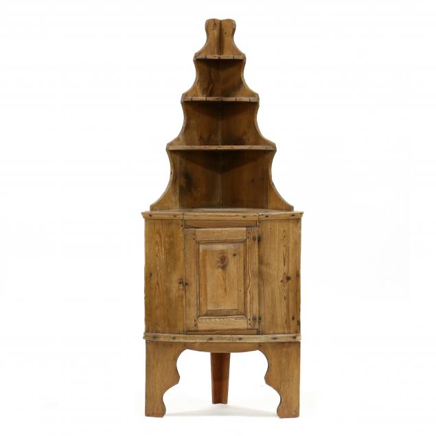 antique-continental-diminutive-pine-corner-cupboard