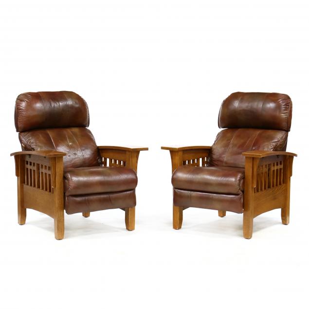 la-z-boy-pair-of-mission-style-leather-recliners