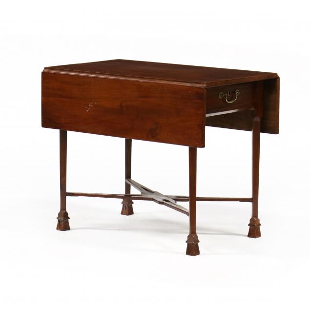 american-chippendale-mahogany-drop-leaf-breakfast-table