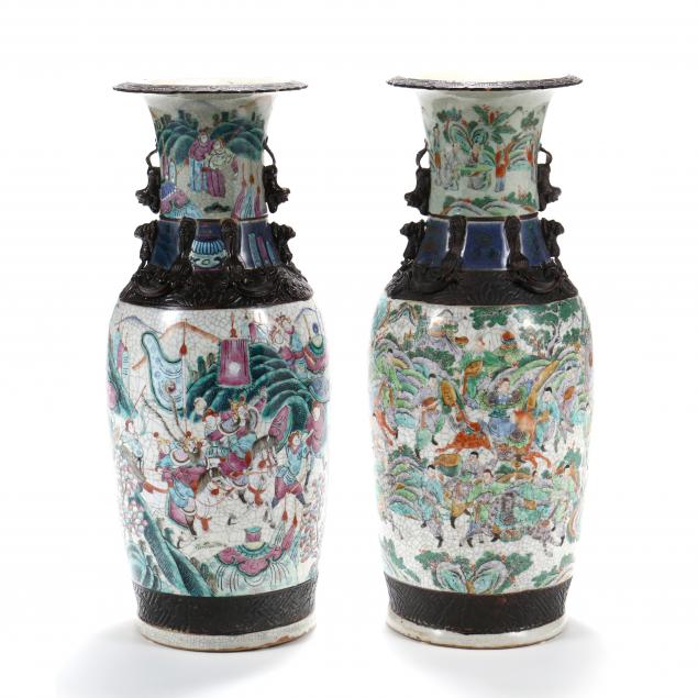 a-near-pair-of-chinese-crackleware-warrior-floor-vases